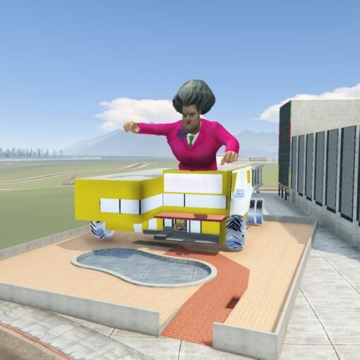 School Bus Miss T Addon Vahicle Indian Bike Game