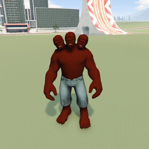 3 Head Chocolate Hulk Addonpeds