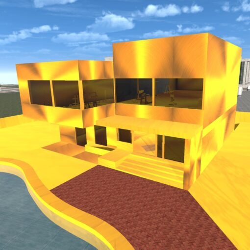 Golden House And City Addonprop Ibd 3d