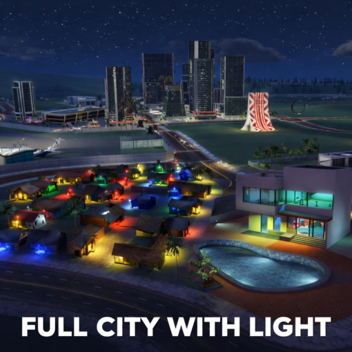 Full City Map With Lights Addonprop Mod Indian Bike Driving 3d